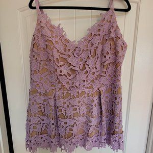 CITY CHIC So Fancy Tank Top in Lilac